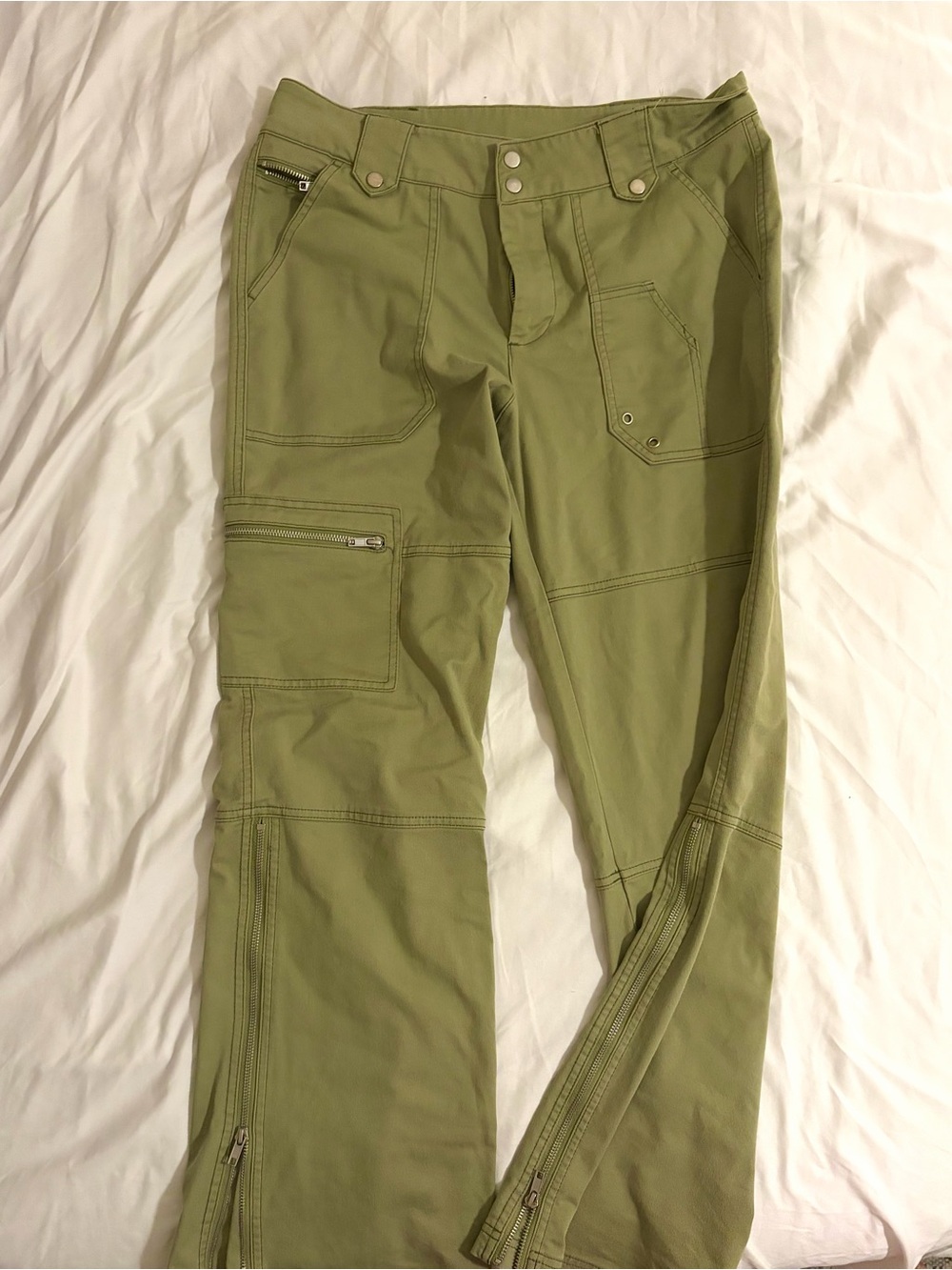 BDG Olive Green Cargo Jumpsuit Pants